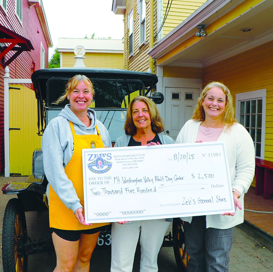 Zeb's Charitable Fund donates to Adult Day Center